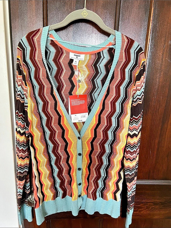 Missoni Sweaters - Missoni Target 20th Anniversary Collection Zigzag Cardigan in Multicolor XL NWT
